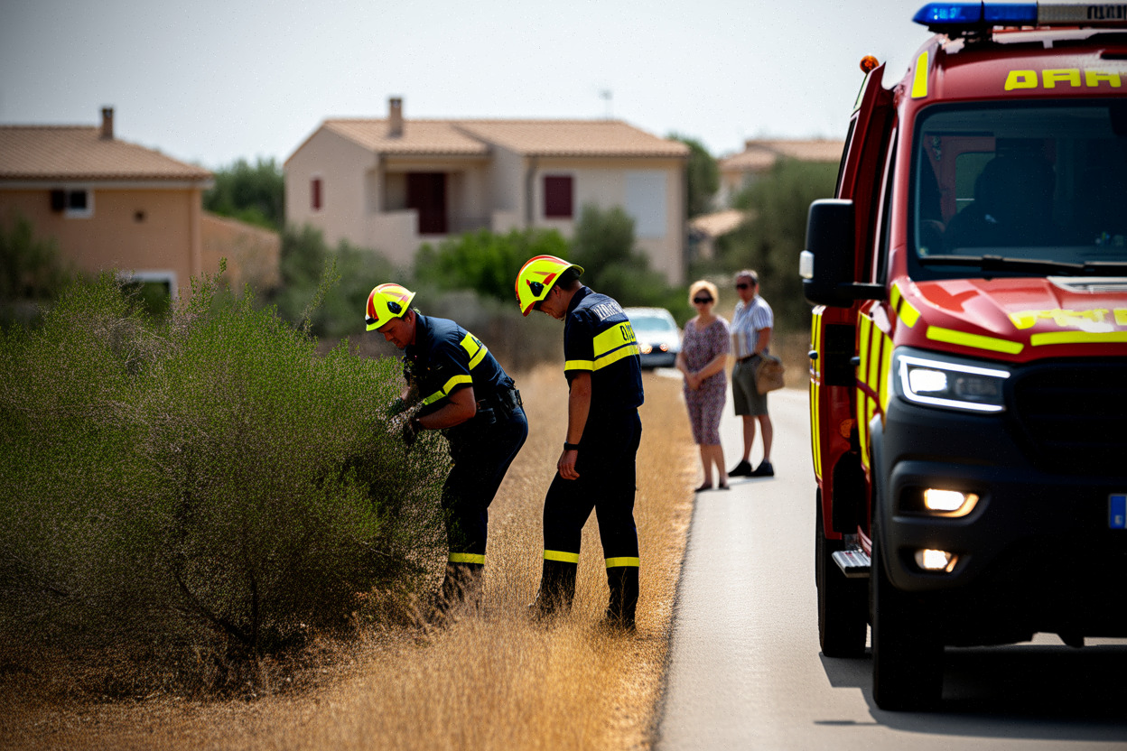 Incendies dans le Gard, risque très élevé maintenu après des départs de feu, ce qui impose une vigilance renforcée dimanche