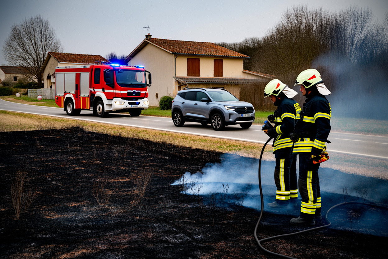Incendie à Capendu : 40 hectares parcourus, 17 brûlés et un feu désormais fixé