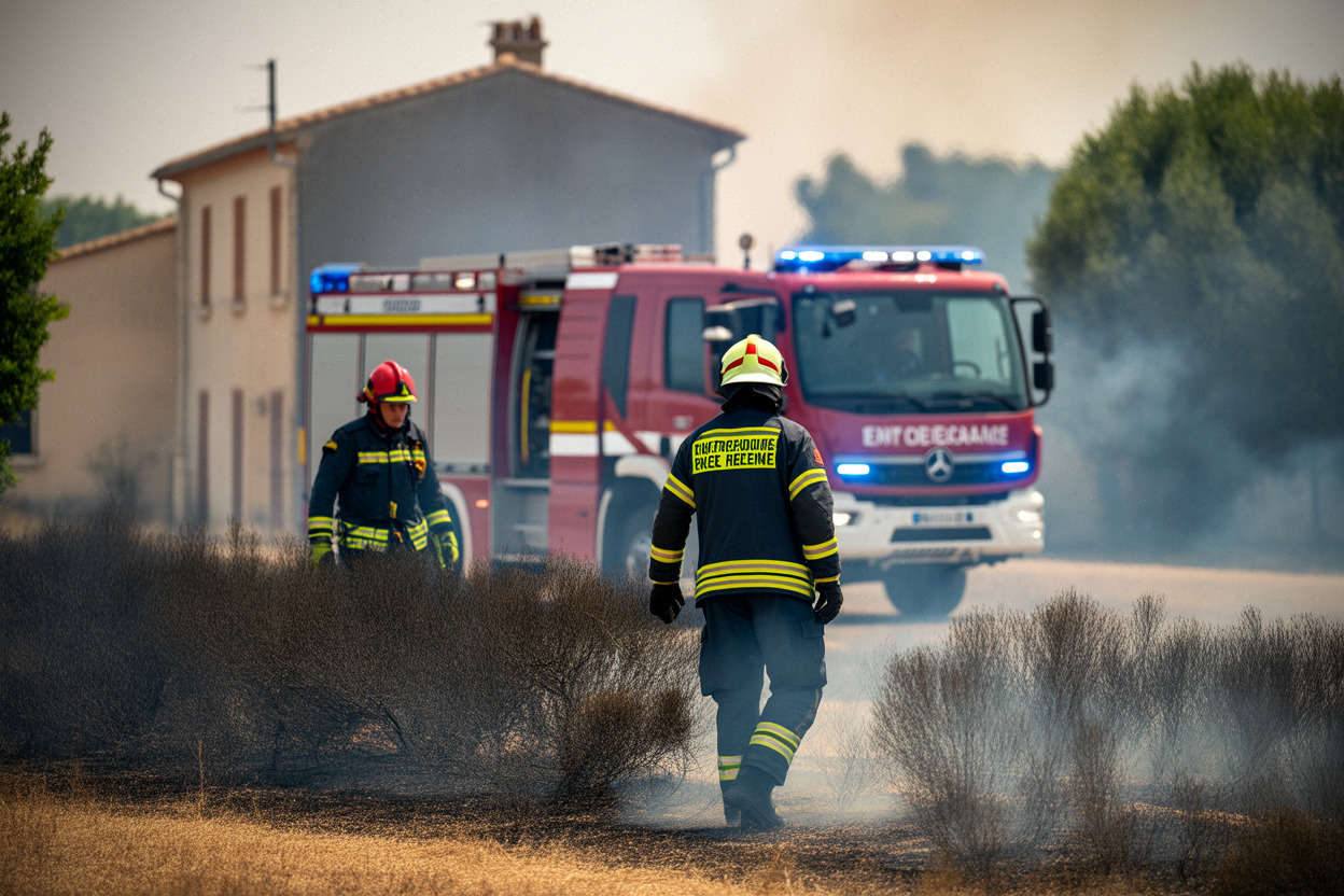 3 départements, feux toujours en cours le 10 juillet 2026, Drôme, Gard et Hérault gardent les secours en alerte