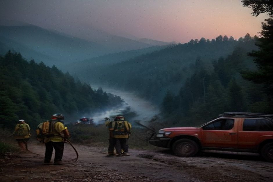 470 pompiers, 280 hectares parcourus, deux zones en risque très sévère, ce que Bellegarde-en-Diois redoute encore