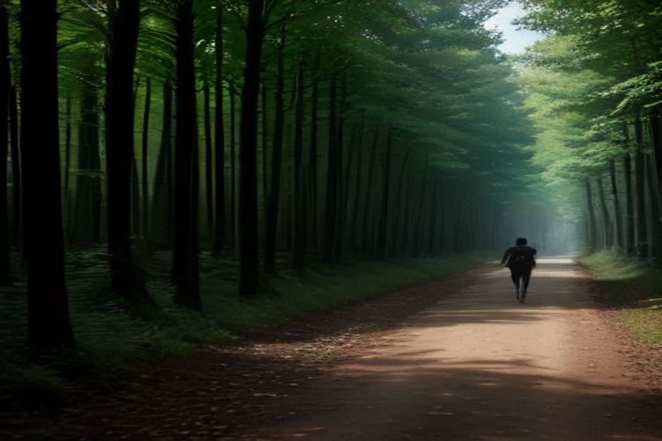 Entrée de forêt yvelinoise sous vigilance orange feux de forêt