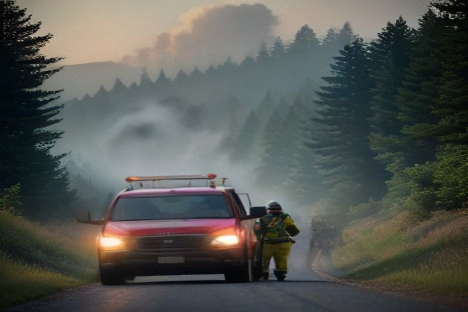 12 août 2026, 14 h 30, feu de champ vers un secteur boisé, habitations exposées, ce que les secours affrontent à Saint-Just